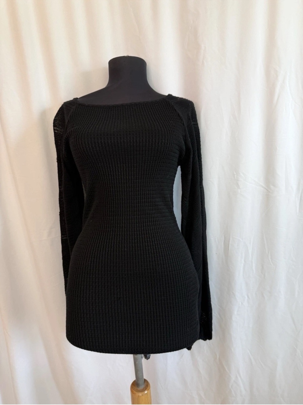 M Missoni Black Balloon Sleeve Knit Top - size 44 IT  - US Size Medium